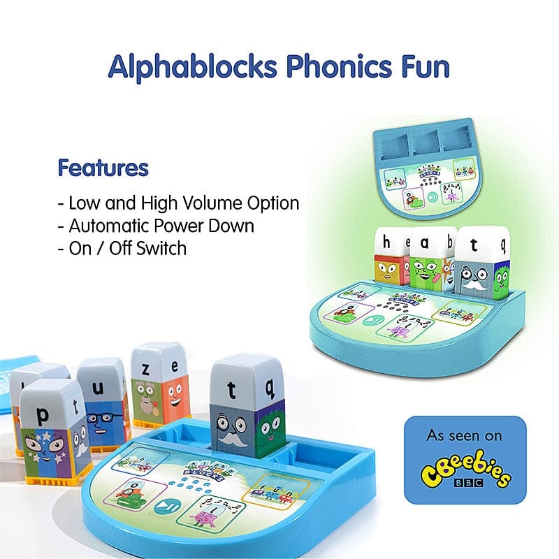 Phonics Fun Game — letter cubes and game modes