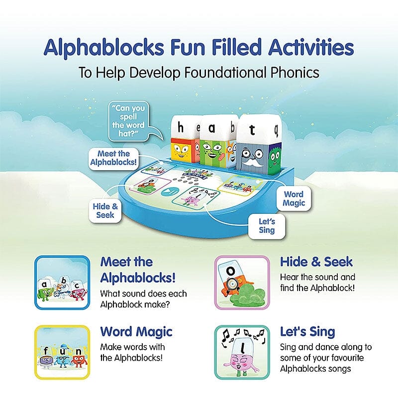Alphablocks Phonics Game — colourful packaging